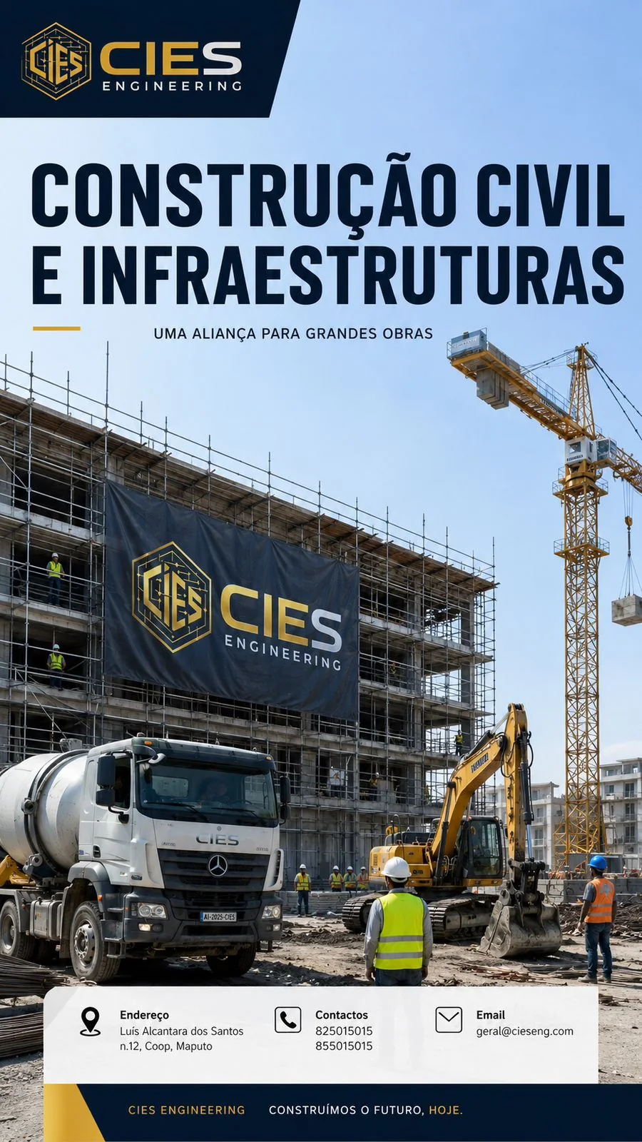 Trabalhos de engenharia e construção civil